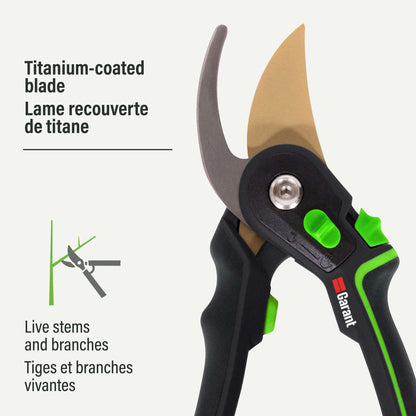 Sécateur à contre-lame en Titanium