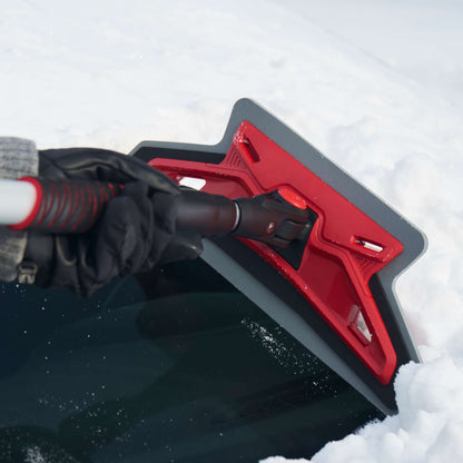 Scratch-free 52'' snow brush