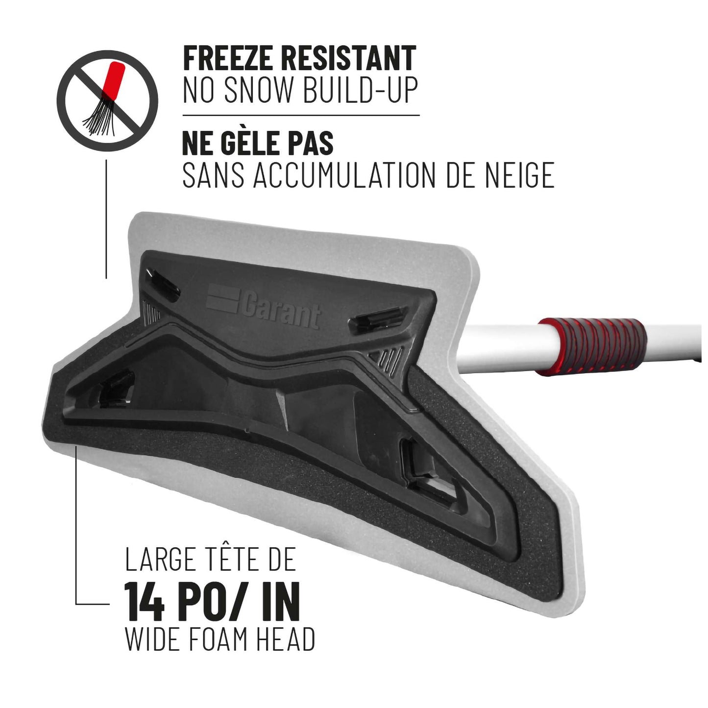 29" Scratch-Free Snow Brush with Pivoting Head