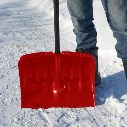Pelle-grattoir à neige ergonomique 19,5 po avec manche en aluminium