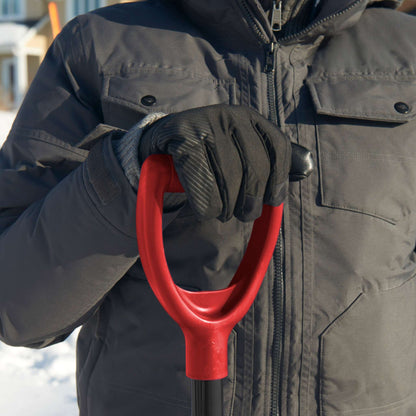 Pelle-grattoir à neige ergonomique 19,5 po avec manche en aluminium