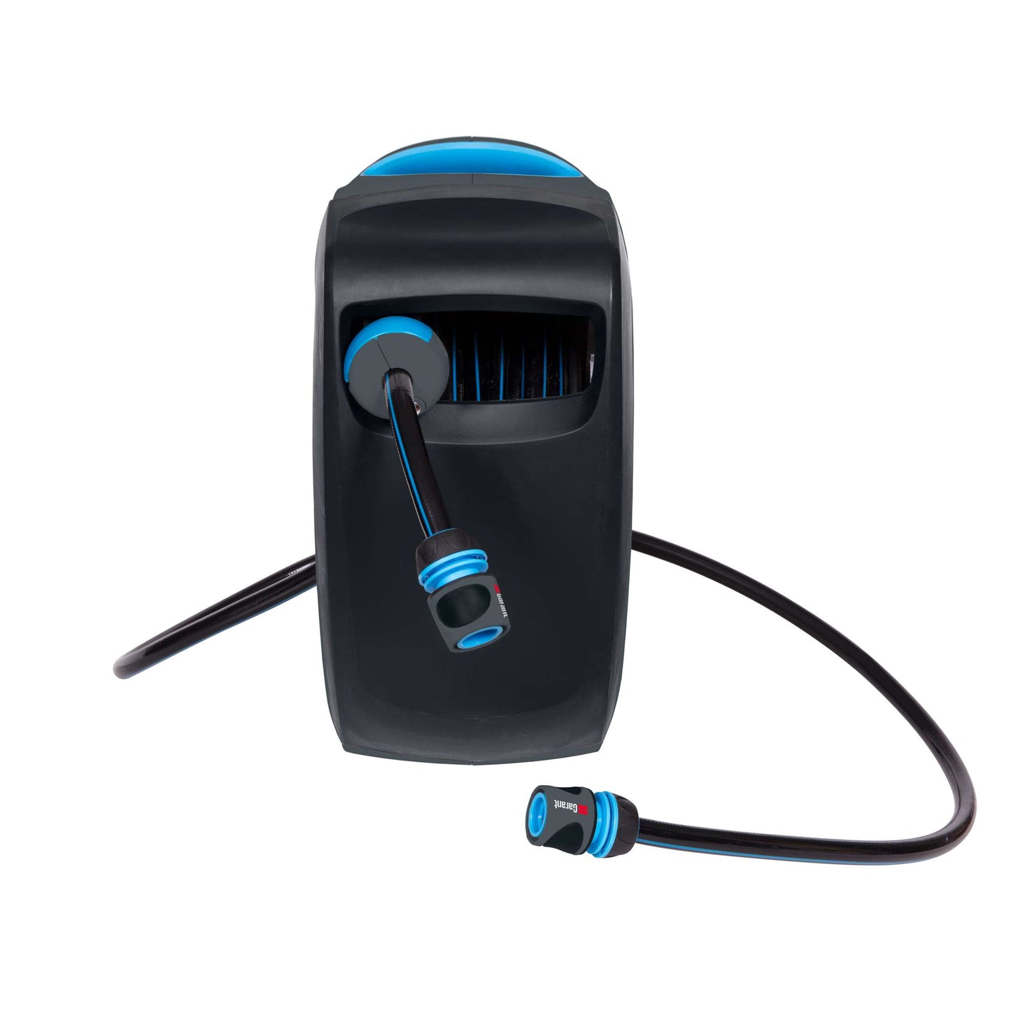 65-ft Retractable Wall-Mounted Hose Reel with Spray Nozzle