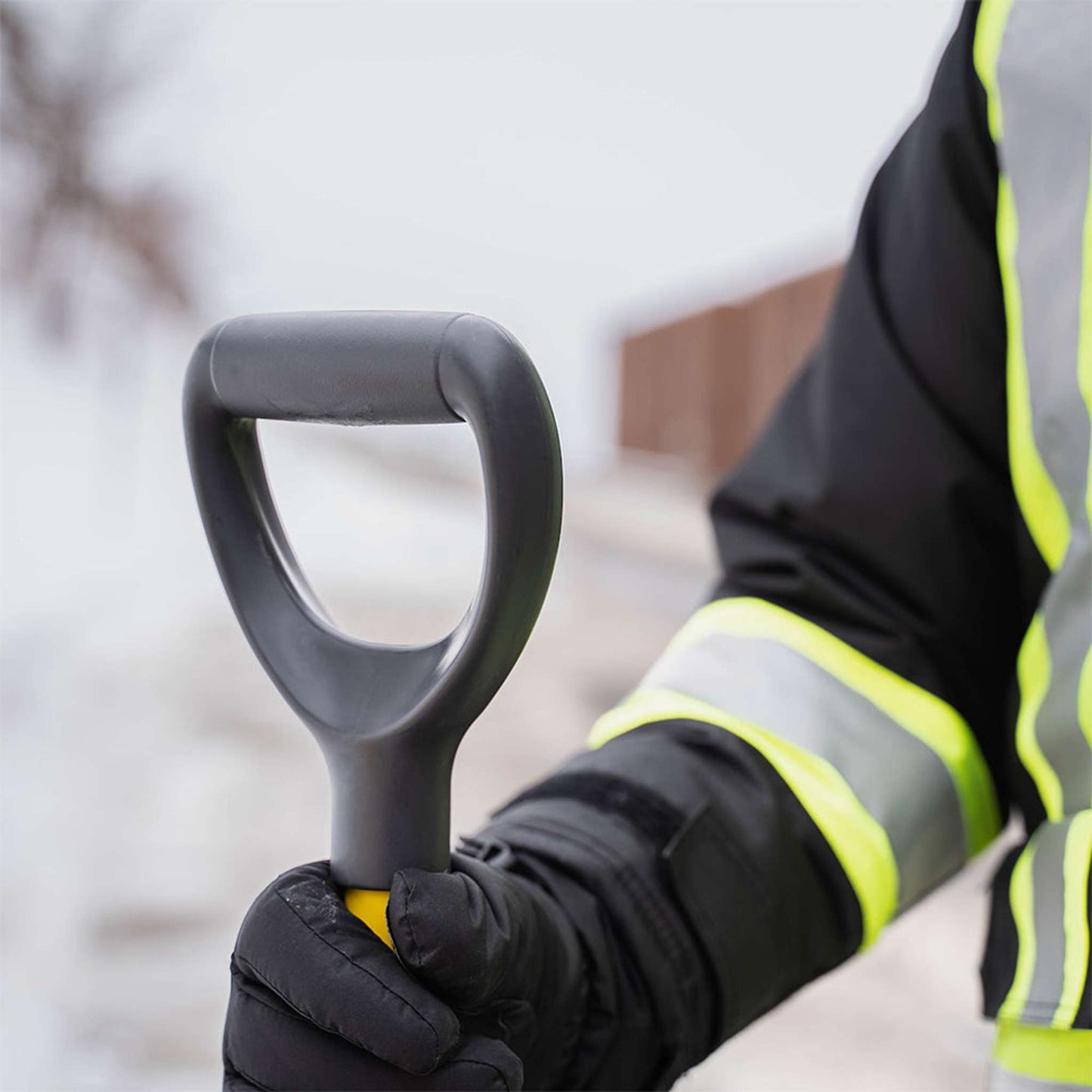 Snow shovel,13.9" polypro blade