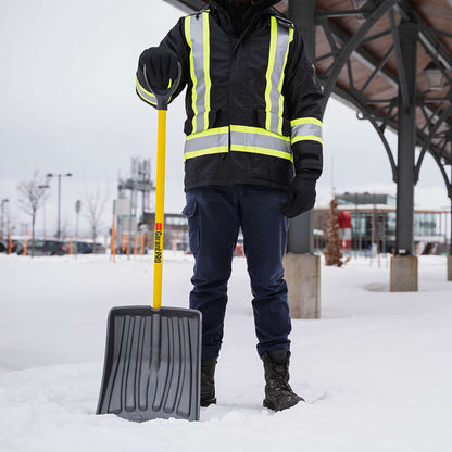 14.5" Snow Shovel with Fiberglass Handle