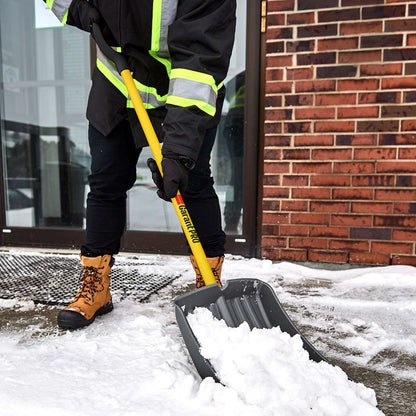 14.5" Snow Shovel with Fiberglass Handle