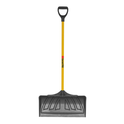 24" Snow Pusher with Fiberglass Handle
