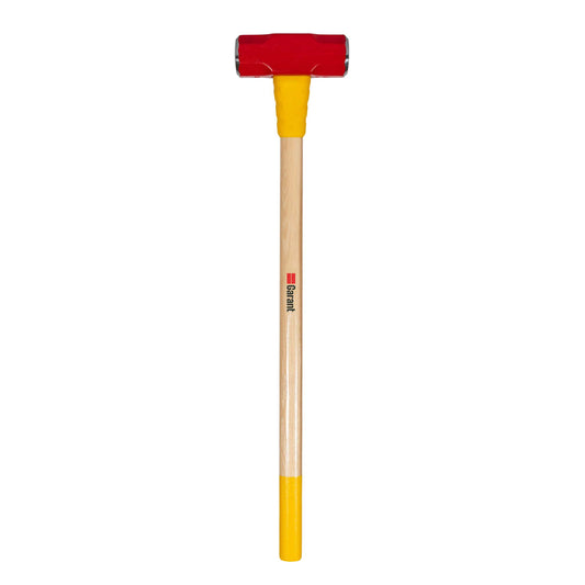 Sledge hammer, 12 lbs, overstrike protection, 36" safety grip hickory hdle