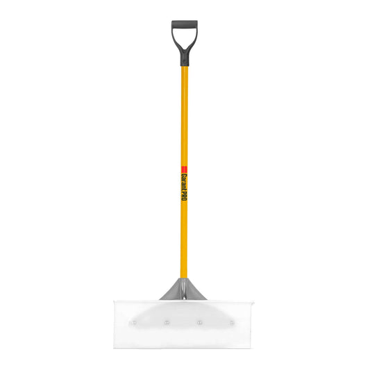 Pelle-grattoir à neige UHMW 24 po avec manche en fibre de verre