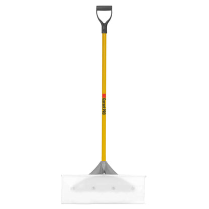 Pelle-grattoir à neige UHMW 24 po avec manche en fibre de verre