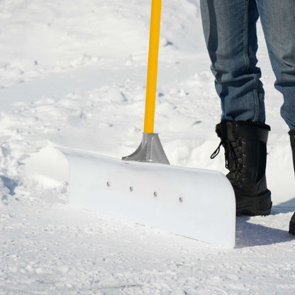 Pelle-grattoir à neige UHMW 30 po avec manche en fibre de verre