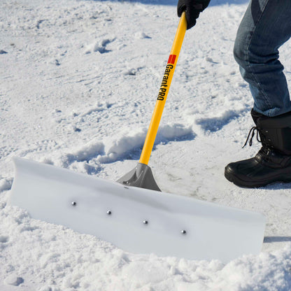 Pelle-grattoir à neige UHMW 36 po avec manche en fibre de verre