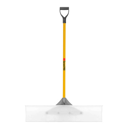 Pelle-grattoir à neige UHMW 36 po avec manche en fibre de verre