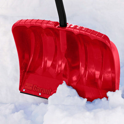 Snow shovel, 19'' poly blade, nylon