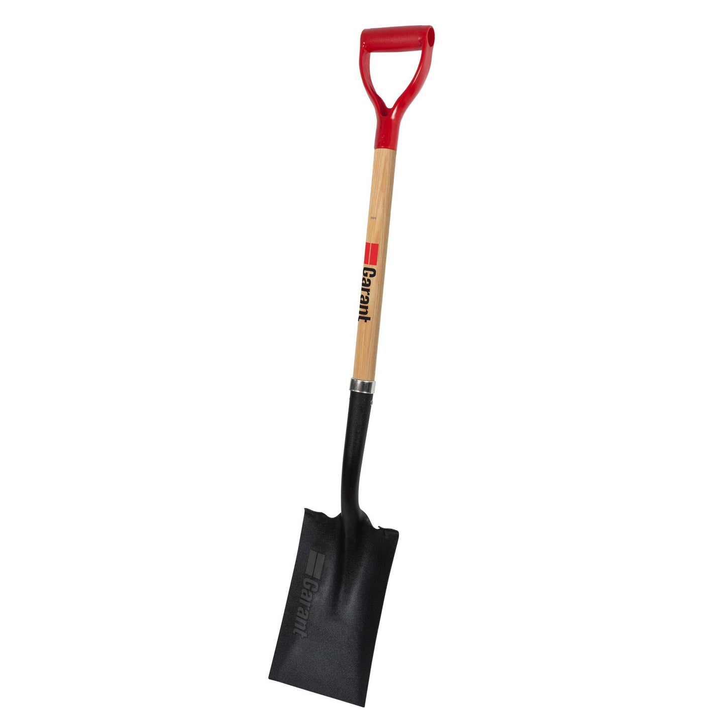 Garden spade, wood handle