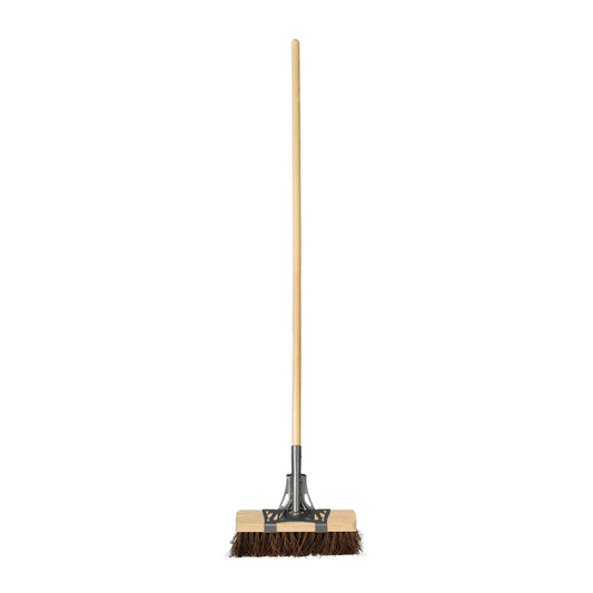 Street broom head, 14", Palmyra