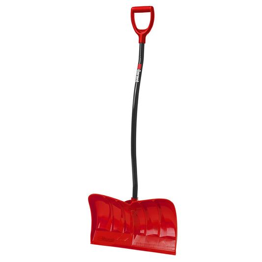 Pelle-grattoir à neige ergonomique 22 po avec manche en aluminium