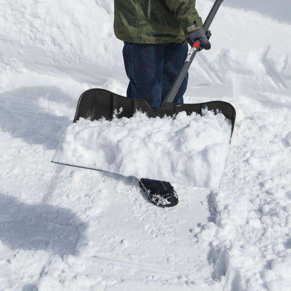 Pelle-grattoir à neige 22 po avec manche en acier