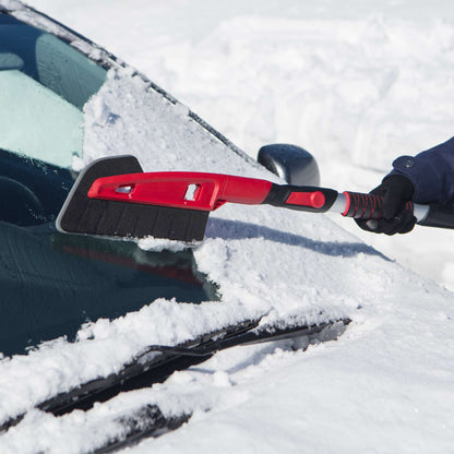 Balai à neige anti-égratignures 45 po avec poignée en mousse
