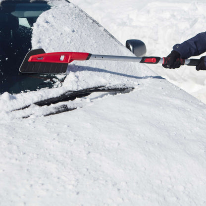 Balai à neige anti-égratignures 45 po avec poignée en mousse