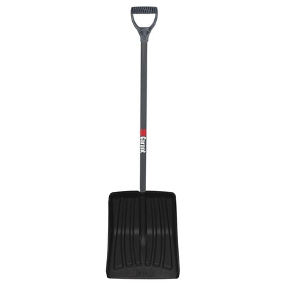 Snow shovel, 13.9" poly blade