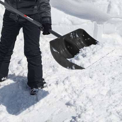 Snow shovel, 19" poly blade