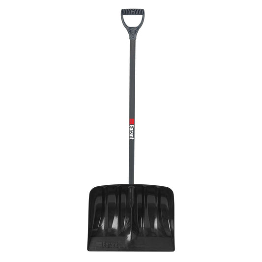 Snow shovel, 19" poly blade