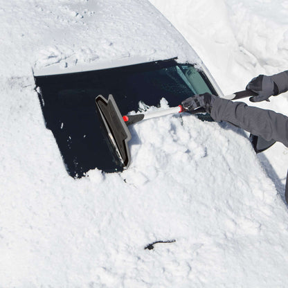 Balai à neige anti-égratignures 33 po avec tête pivotante