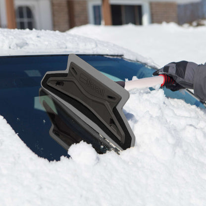 Balai à neige anti-égratignures 33 po avec tête pivotante