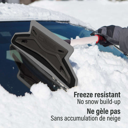 Balai à neige anti-égratignures 33 po avec tête pivotante