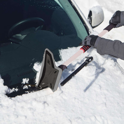 Balai à neige anti-égratignures 33 po avec tête pivotante