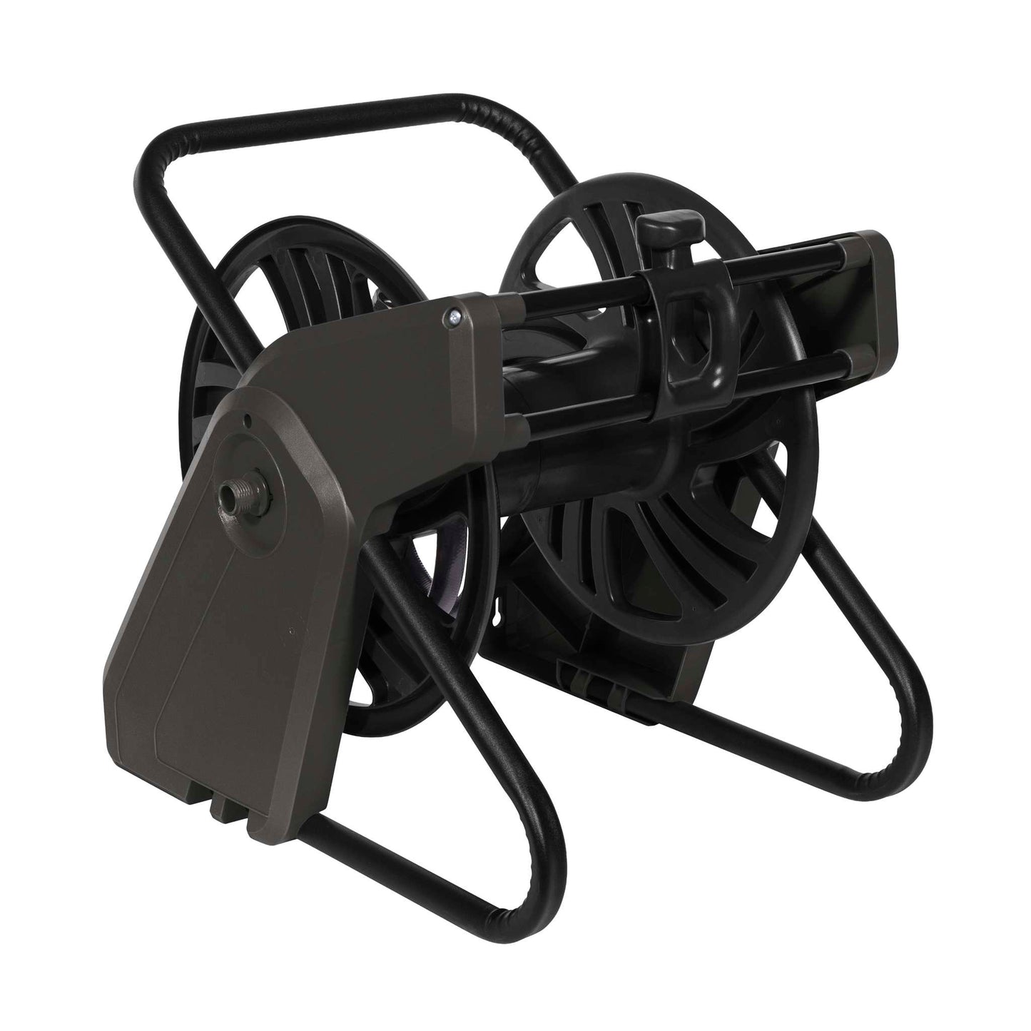 Dévidoir de patio en matériaux mixtes