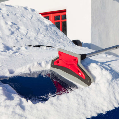 63" Scratch-Free Telescopic Snow Brush with Pivoting Head