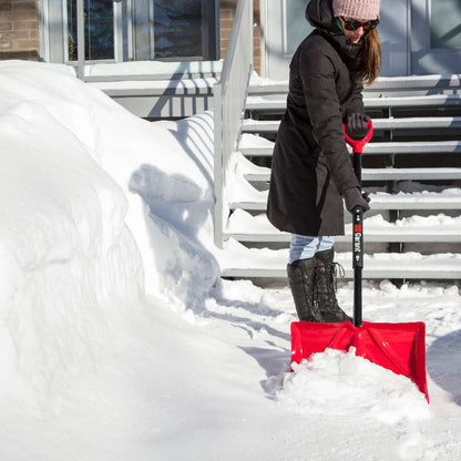 Foldable snow shovel,18 in. poly blade