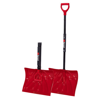 Foldable snow shovel,18 in. poly blade
