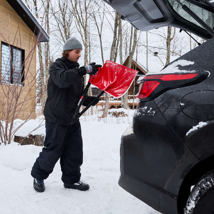 18'' Foldable Snow Shove with Steel Handle