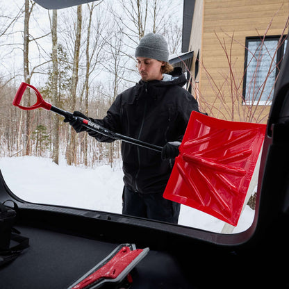 18'' Foldable Snow Shove with Steel Handle