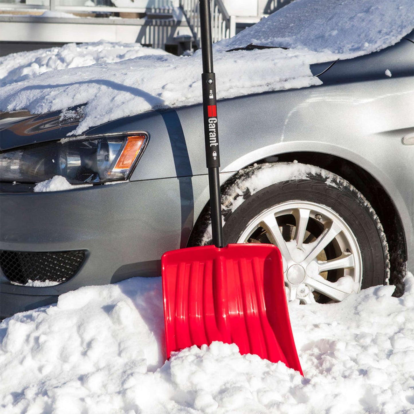 Foldable snow shovel,13.9 in. poly blade