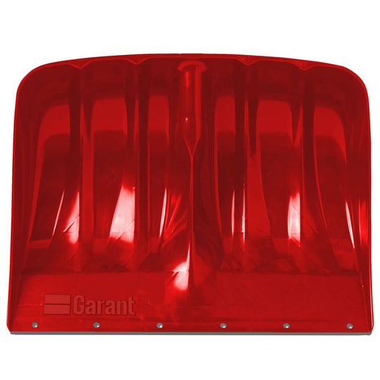 18" poly blade, steel wear strip