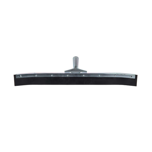 Floor squeegee, curved rubber head 24"