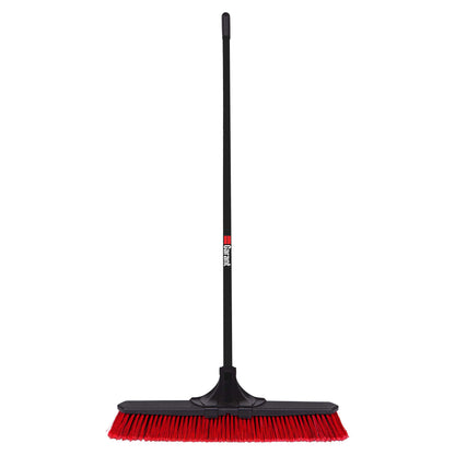 Push broom 24" Clip'n Lock, multi-surfaces, unassembled