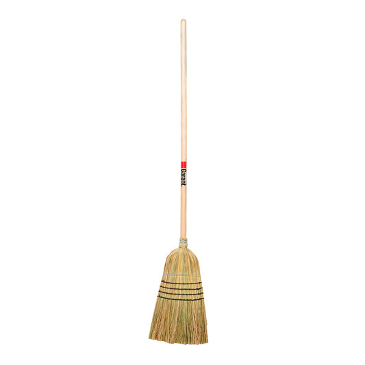 Balai de paille pour entrepôt, 4 coutures et un fil de métal