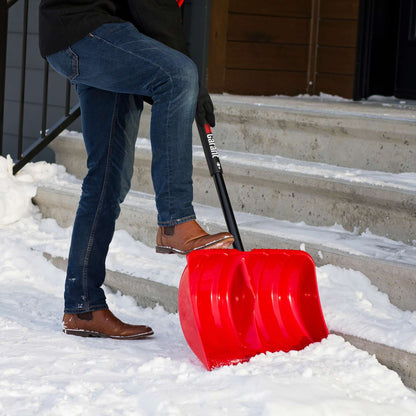 19.5'' Foldable Snow Shove with Steel Handle