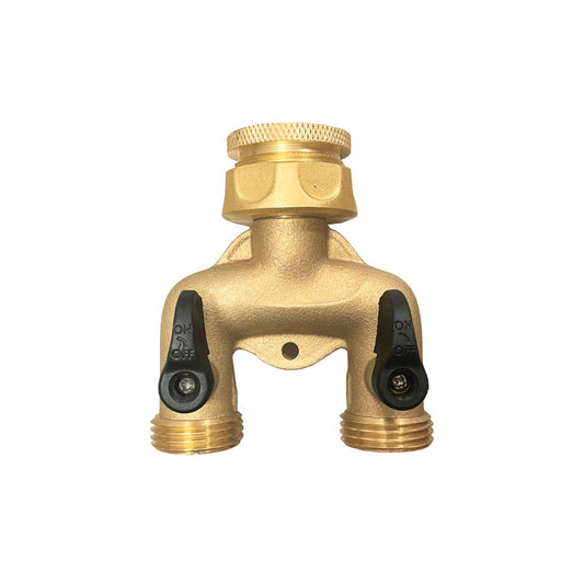 Brass Two-Way Tap Connector