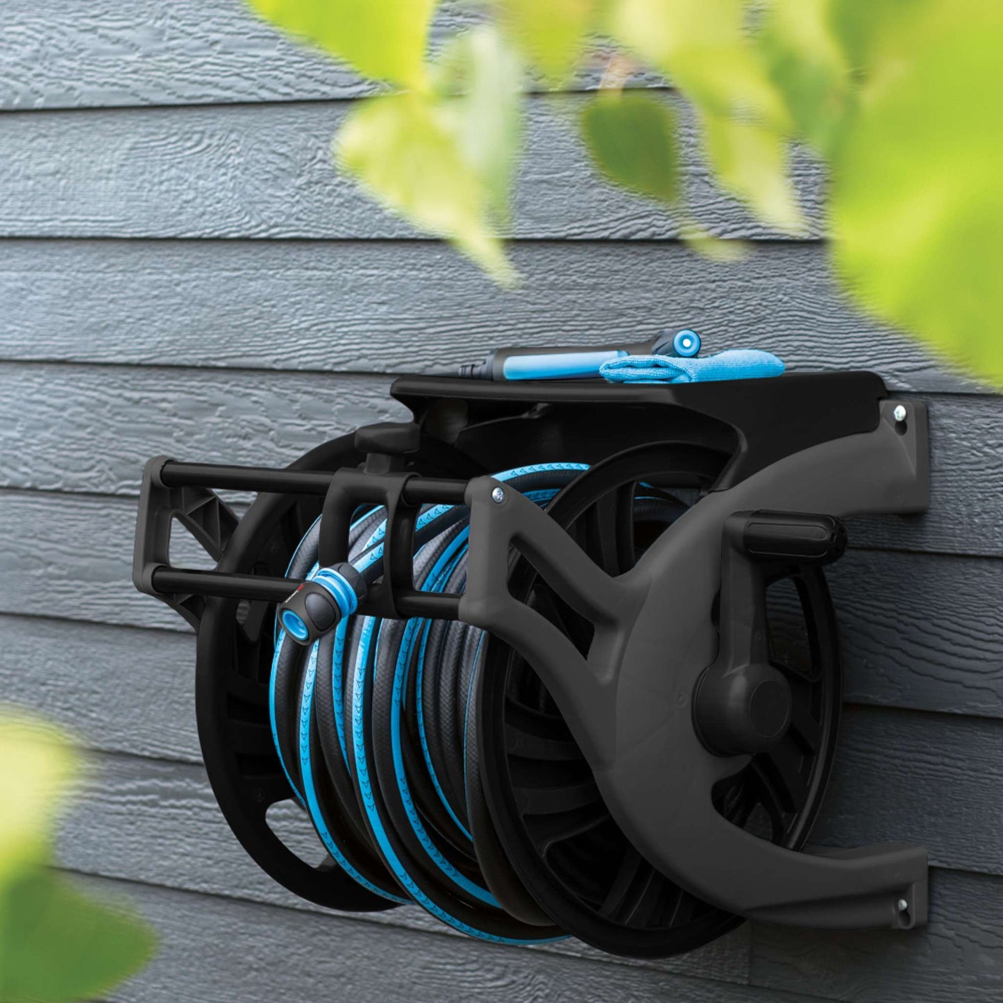 Poly wall-mount hose reel