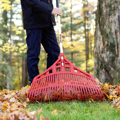 Poly leaf rake