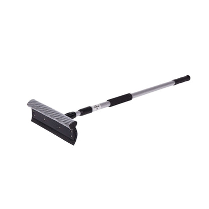 Raclette de fenêtre 10", manche télescopique