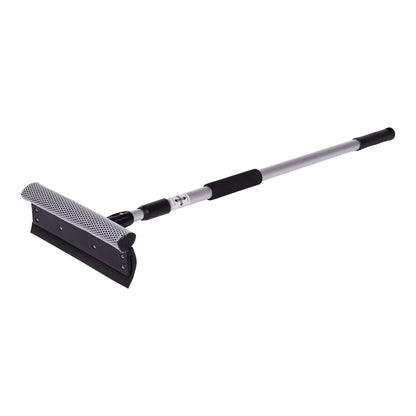 Raclette de fenêtre 10", manche télescopique