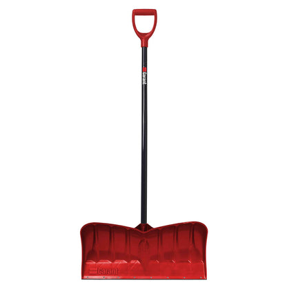 26" Ergonomic Snow Pusher with Aluminum Handle