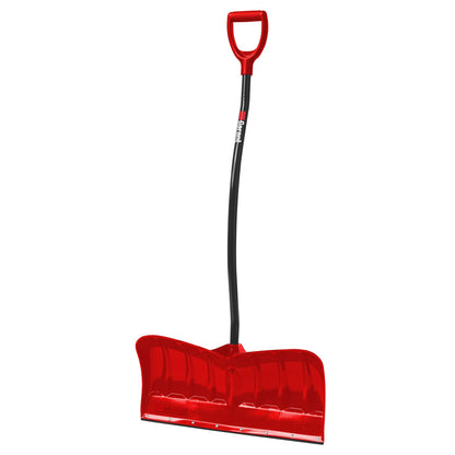 26" Ergonomic Snow Pusher with Aluminum Handle