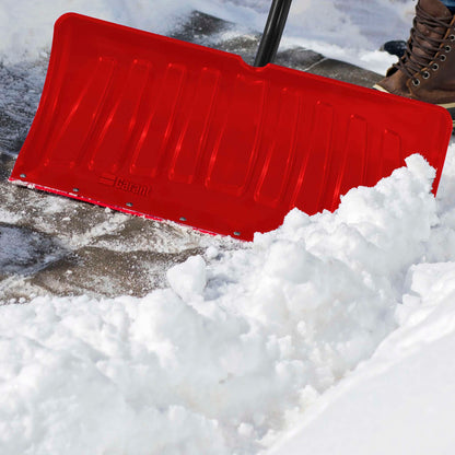 Pelle-grattoir à neige ergonomique 26 po avec manche en aluminium